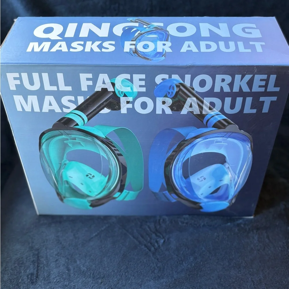 Full Face Snorkel Mask - Blue